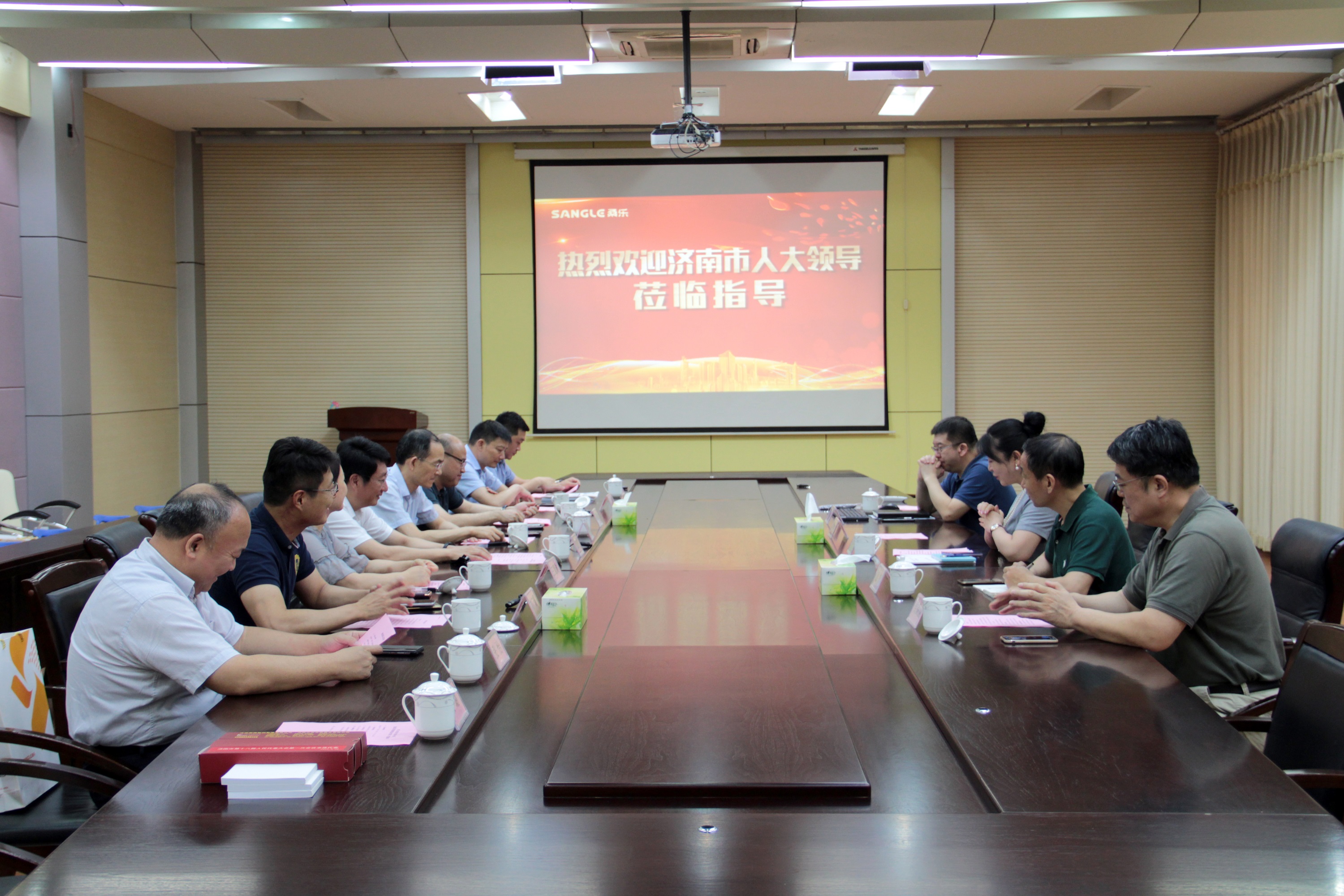 濟南市人大代表一行蒞臨桑樂參觀調(diào)研